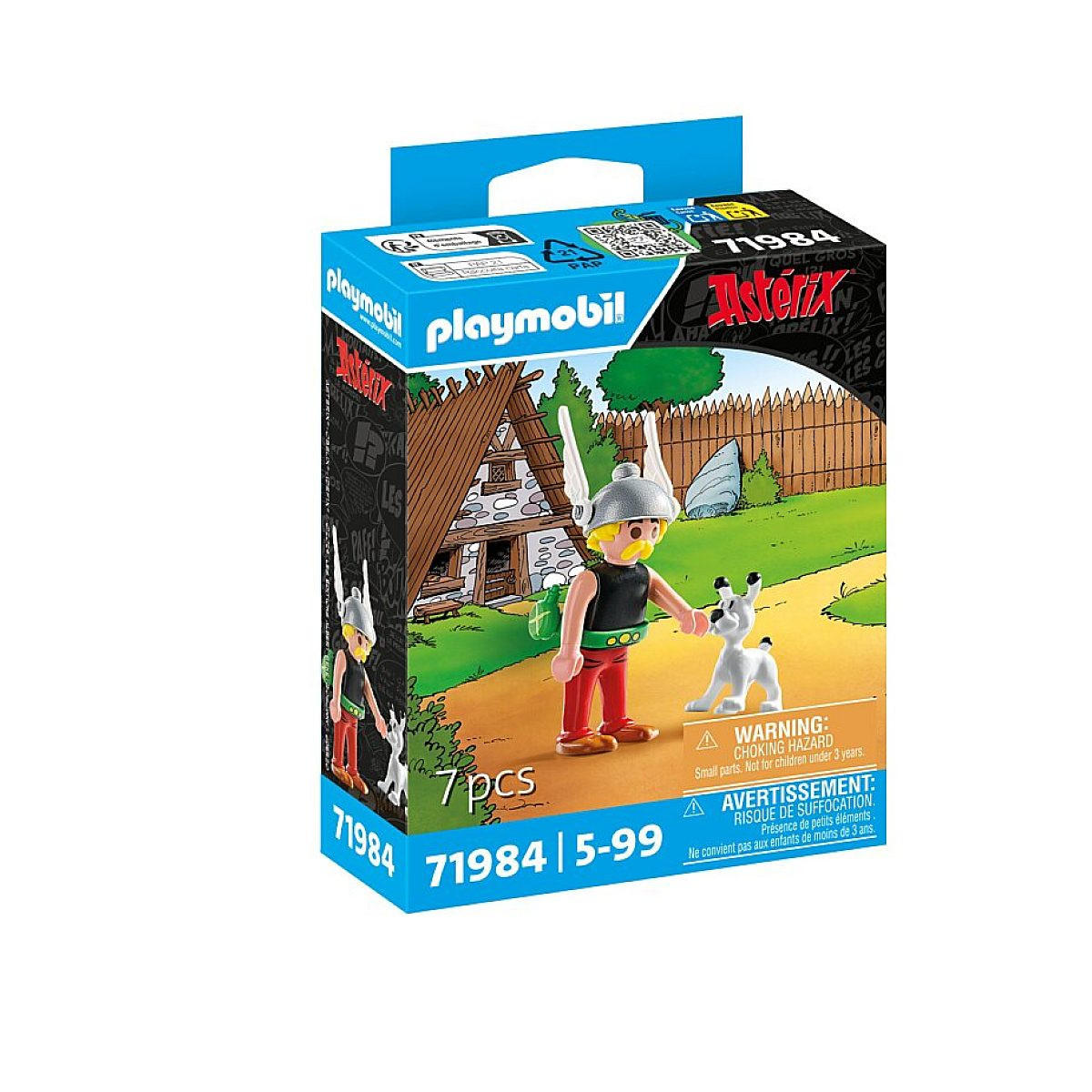 SPIELSET Asterix - Asterix und Idefix - Blau, Kunststoff (3/12/9cm) - Playmobil