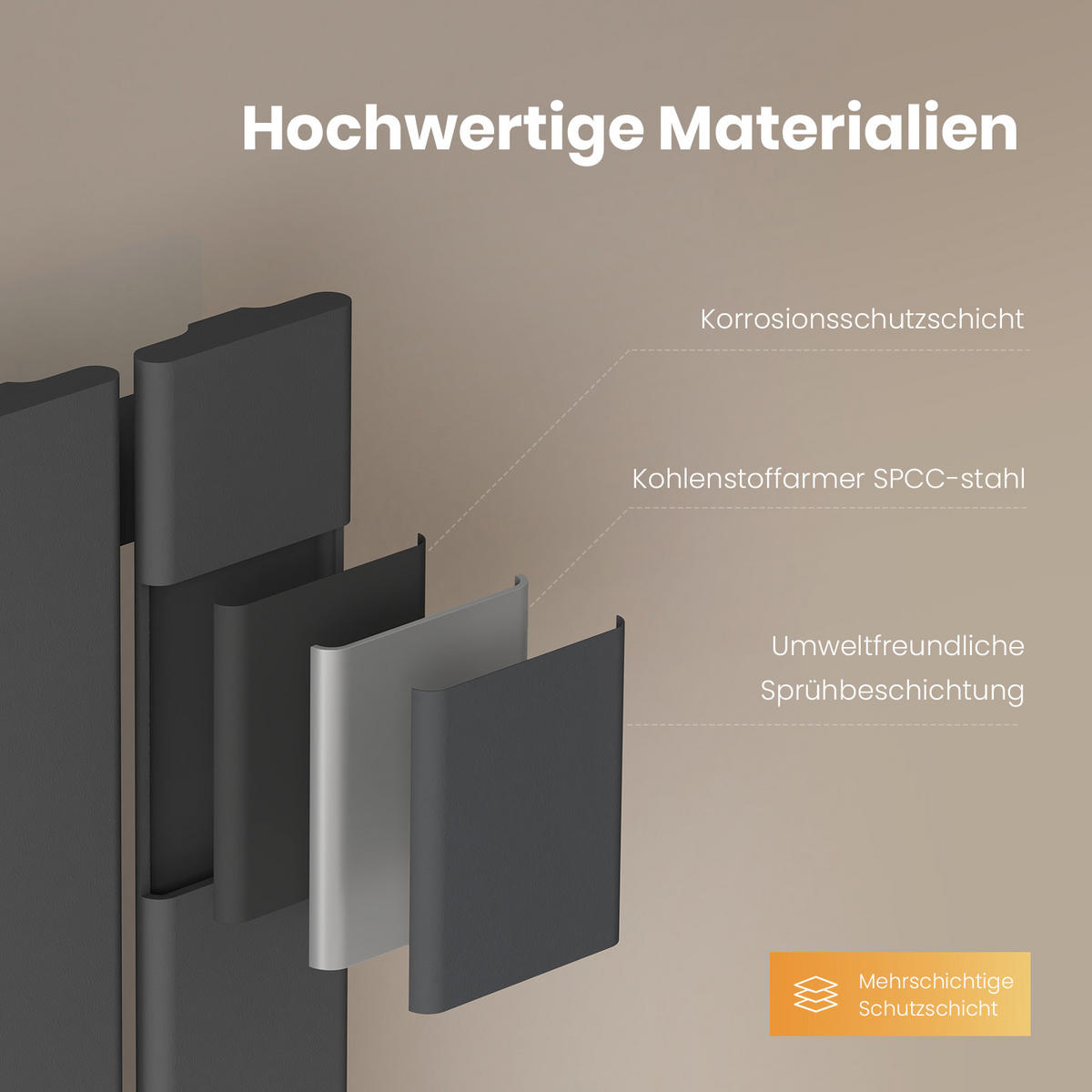 HEIZKÖRPER Flachheizkörper Anthrazit 160/46/4,9 cm - Anthrazit, Metall (46/160/4.9cm) - EMKE
