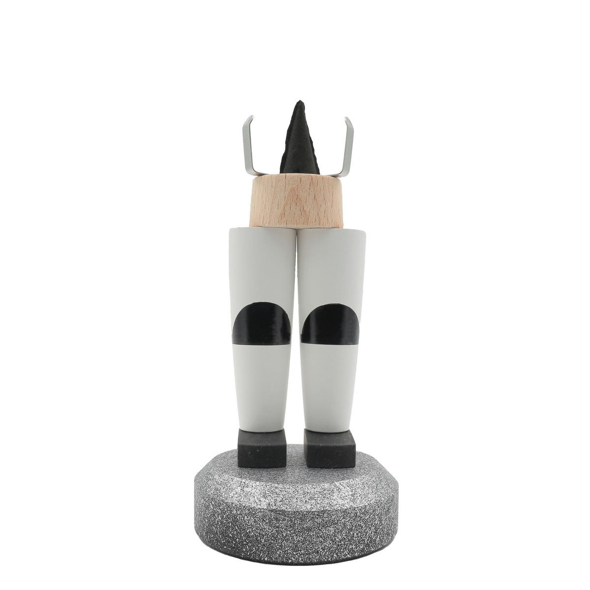 RÄUCHERMANN Bergmann Knappschaftsältester 22 cm - Schwarz, Holz (10/22/10cm)