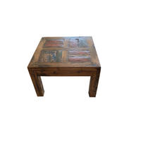 COUCHTISCH Jens Teak Braun 45x70x70cm - Braun, Holz (70/70/45cm) - DELUKE