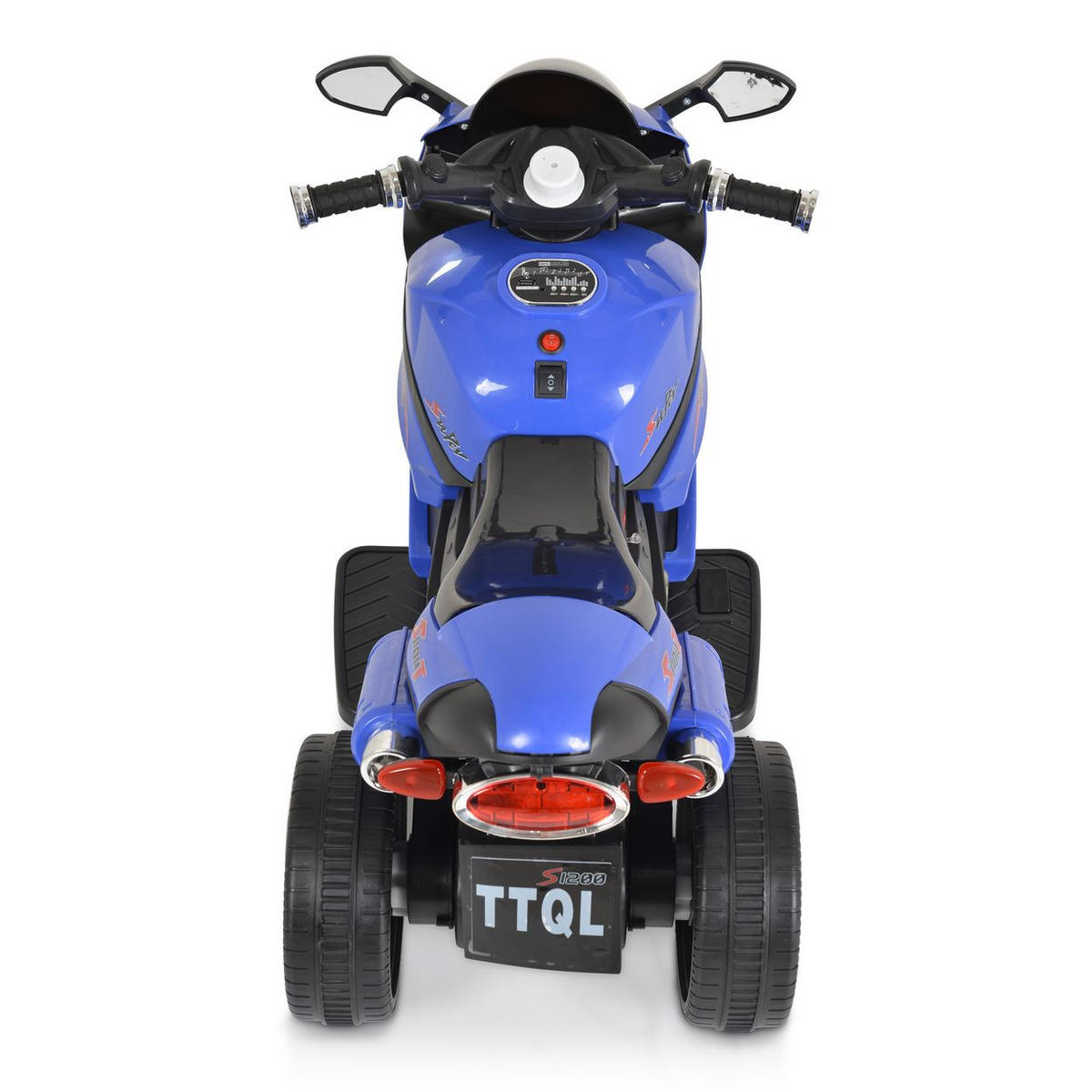 ELEKTROMOTORRAD Comet HZBB-1188 blau drei Räder Musik, MP3, Rückwärtsgang - Blau, Kunststoff (95/45/58cm) - Moni