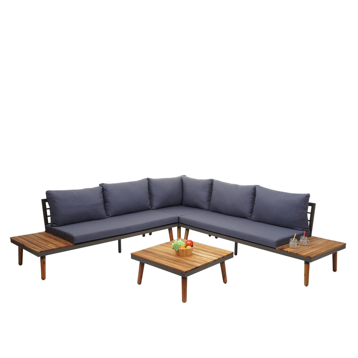 GARTEN-GARNITUR Braun - Braun, Metall - MCW