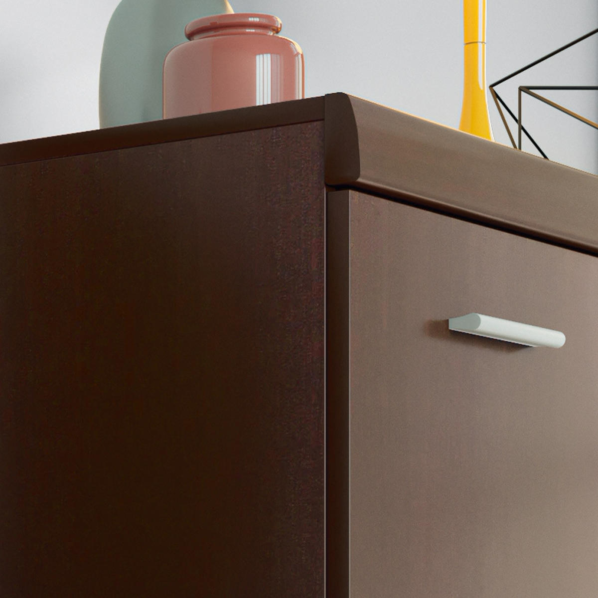 SIDEBOARD Imperia-129 - Braun, Holzwerkstoff (140/89/45cm) - Lomado