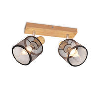 STRAHLER Dankbar 2-flammig 25/10/14 cm - Weiß, Metall (25/10/14cm) - ZMH