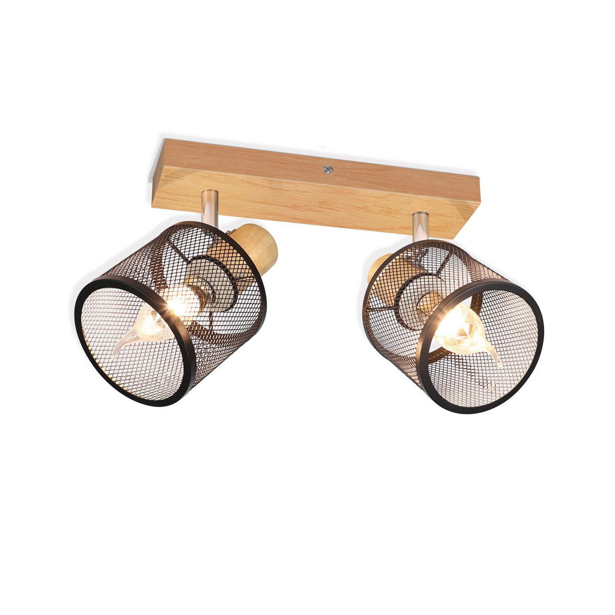 STRAHLER Dankbar 2-flammig 25/10/14 cm - Weiß, Metall (25/10/14cm) - ZMH