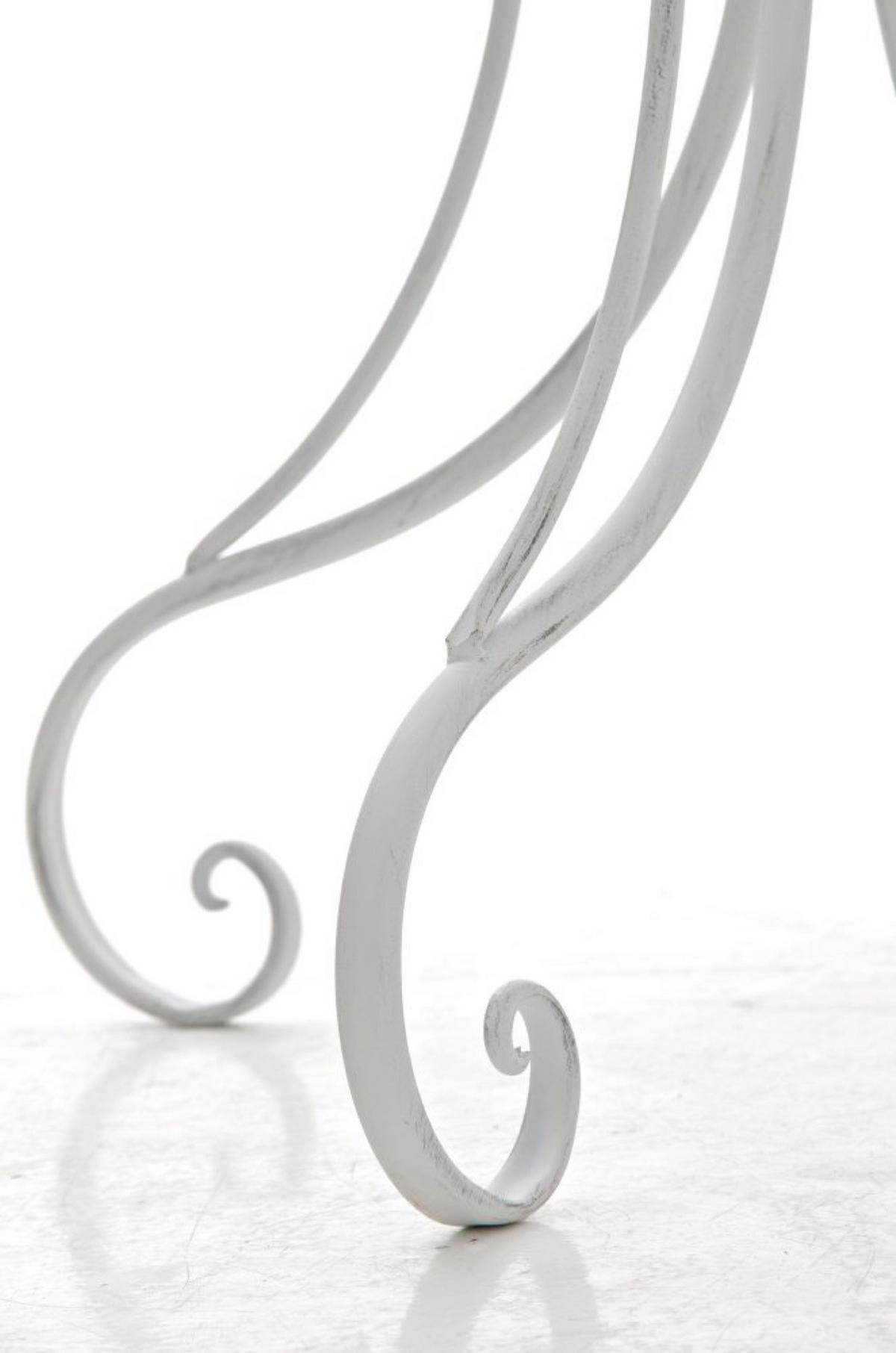 GARTENTISCH Hera antik weiß - Creme, Metall (72.5/70/70cm) - TPFGarden