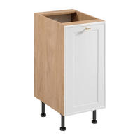 UNTERSCHRANK D40 P/L – Sorento Sonoma Eiche Weiß – Weiß / Sonoma Eiche - Weiß/Sonoma Eiche, Holzwerkstoff (40/87/52cm) - ROYAL24_MARKT