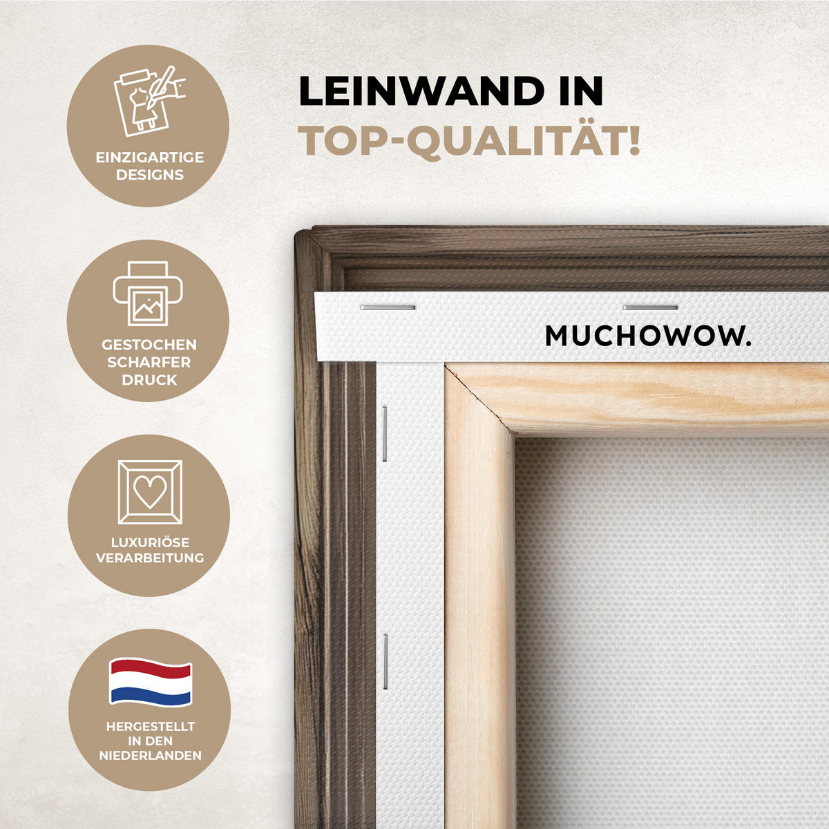 LEINWANDBILD Aussicht - Fenster - Leuchtturm - Sonnenuntergang - Strand 40x30 cm - Dunkelorange, Textil (40/30cm) - MuchoWow