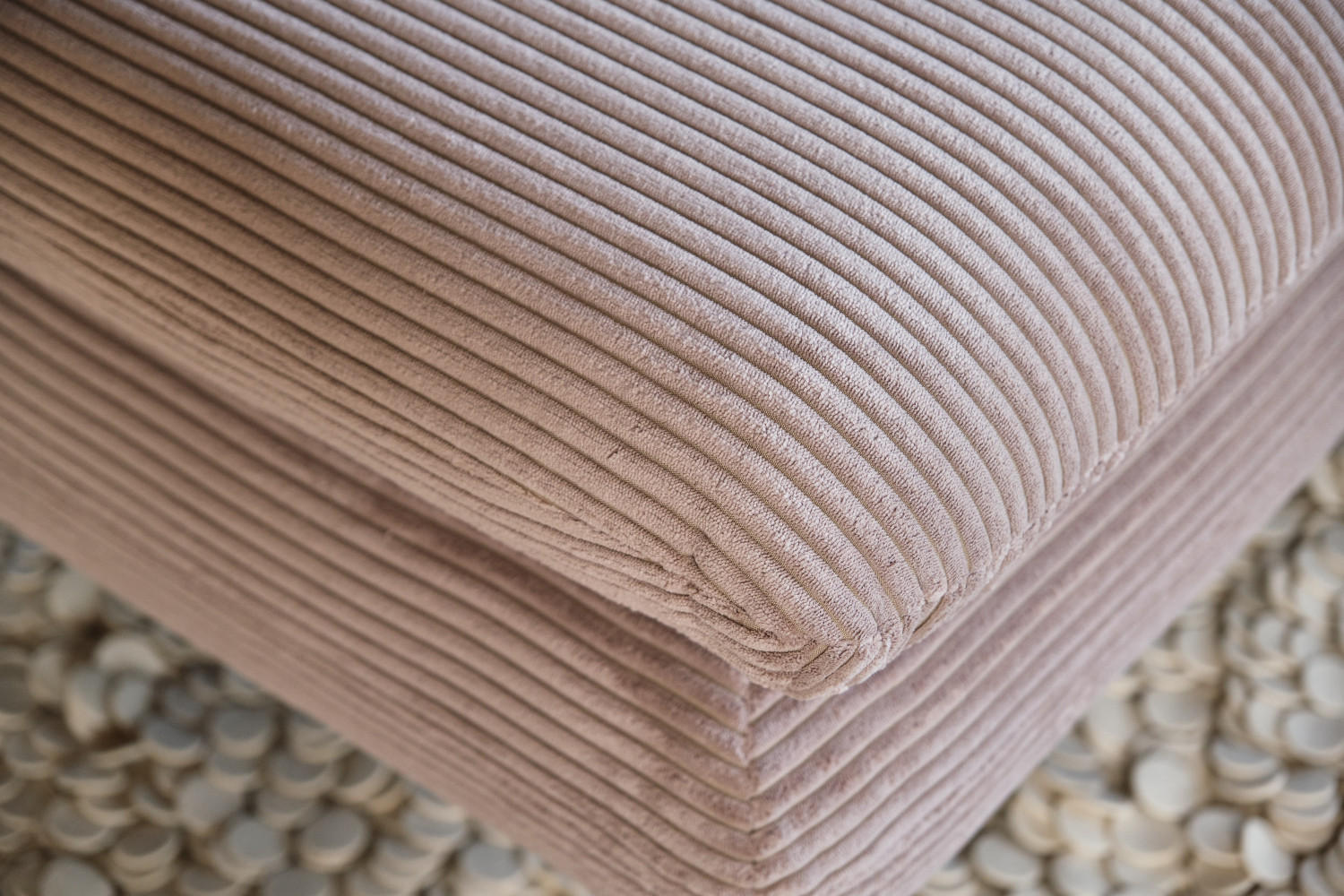 LONGSEAT CHAMRE Taupe - Taupe/Schwarz, Textil/Metall (130/95/160cm) - KAWOLA