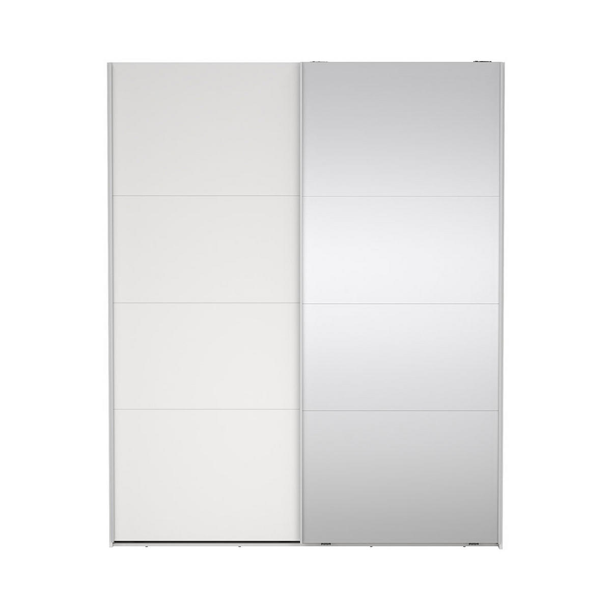 SCHIEBETÜRENSCHRANK, Catania, Weiß, Holzwerkstoff, 179 x 67 x 221 cm - Weiß, Holzwerkstoff (179/221/67cm) - ebuy24