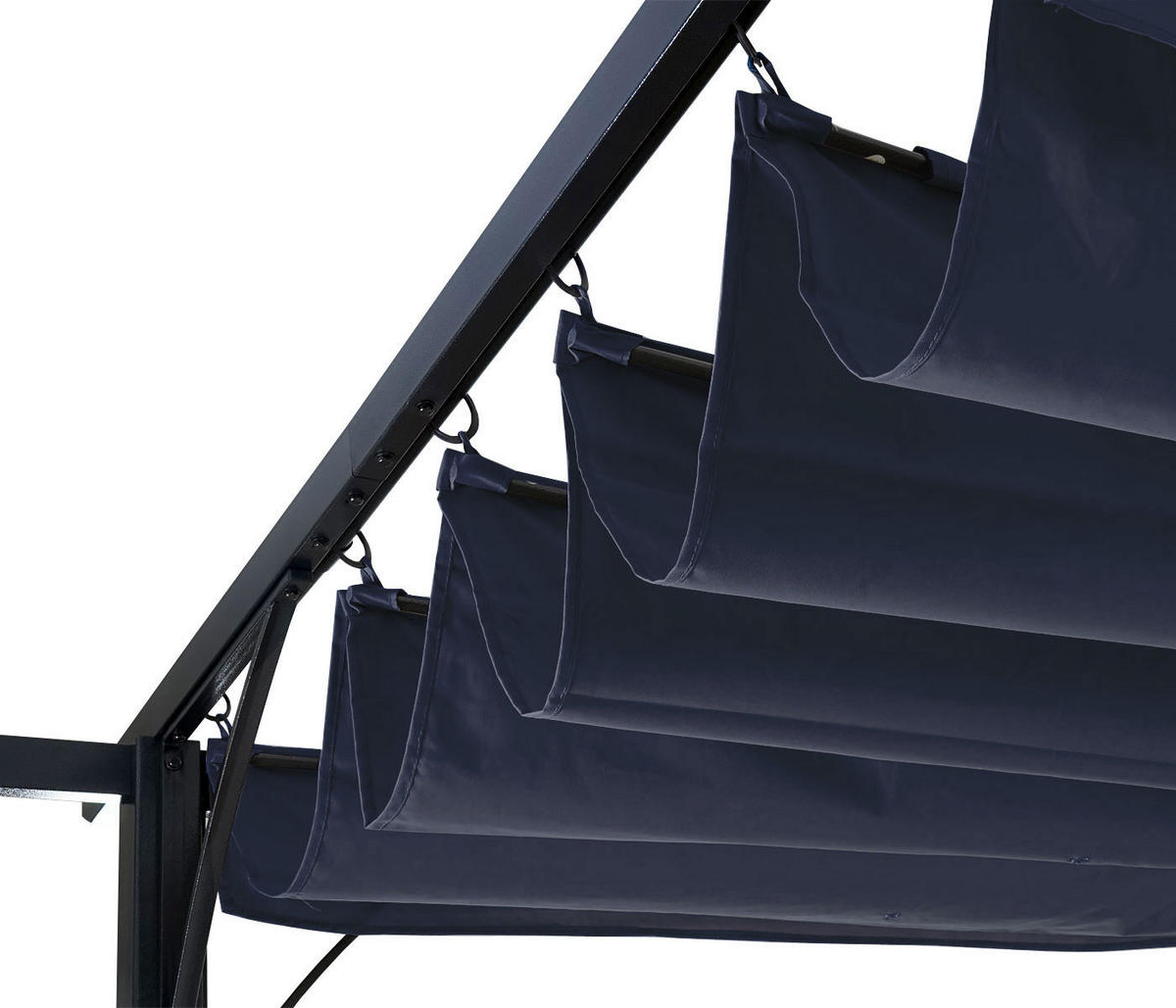 ERSATZDACH 320x250cm für Pergola 3x3m Blau - Blau, Textil (320/1/250cm) - BERLINLODGE
