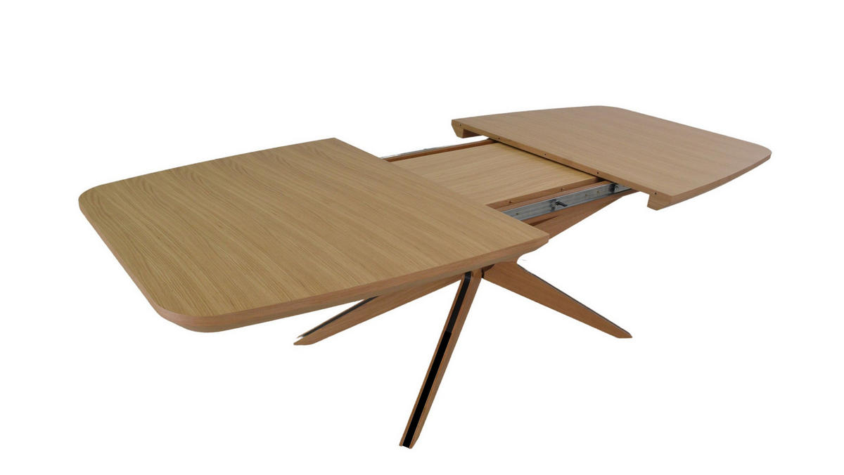 ESSTISCH SOLIDO Ausziehbar 200 - 300 / 110 x 76 cm - Eichefarben, Holz (200/110/76cm) - MASSENO