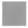 SONNENSEGEL grau quadratisch 300/300 cm Lukka - Grau, Kunststoff (300/300cm) - Beliani