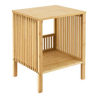 BEISTELLTISCH Varde - Naturfarben, Holz (33/38.5/50cm) - [en.casa]