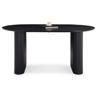 ESSTISCH MAXIM - Schwarz, Metall (90/160/75cm) - IDIMEX