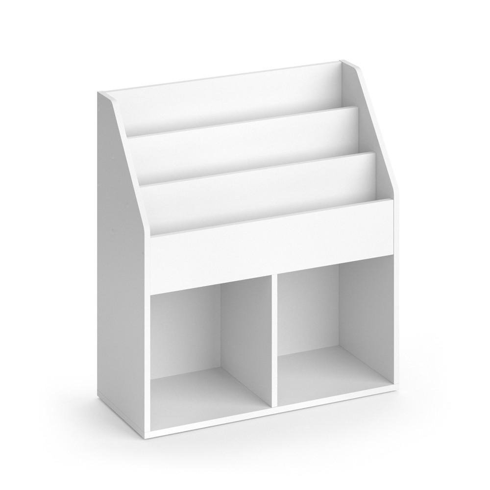 KINDERREGAL Luigi Weiß 72 x 79 cm Ohne Faltboxen - Weiß, Holzwerkstoff (72/79/30.7cm) - Vicco