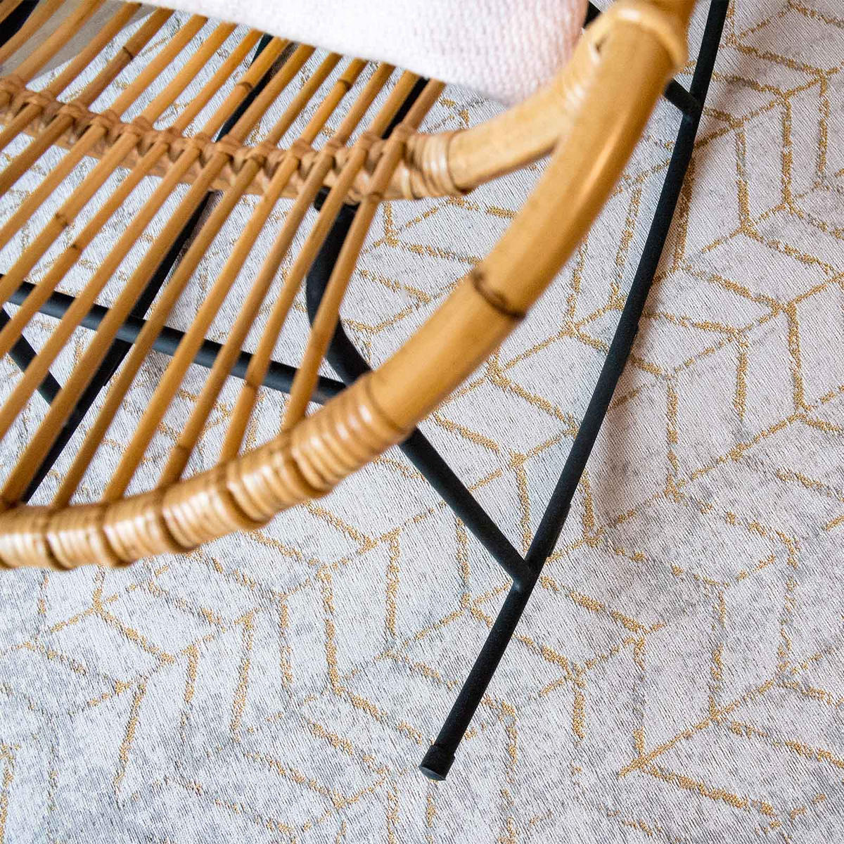 TEPPICH In-/Outdoor Flachgewebe PARKY 80 x 250 cm - Beige, Textil (80/250cm) - Novatrend