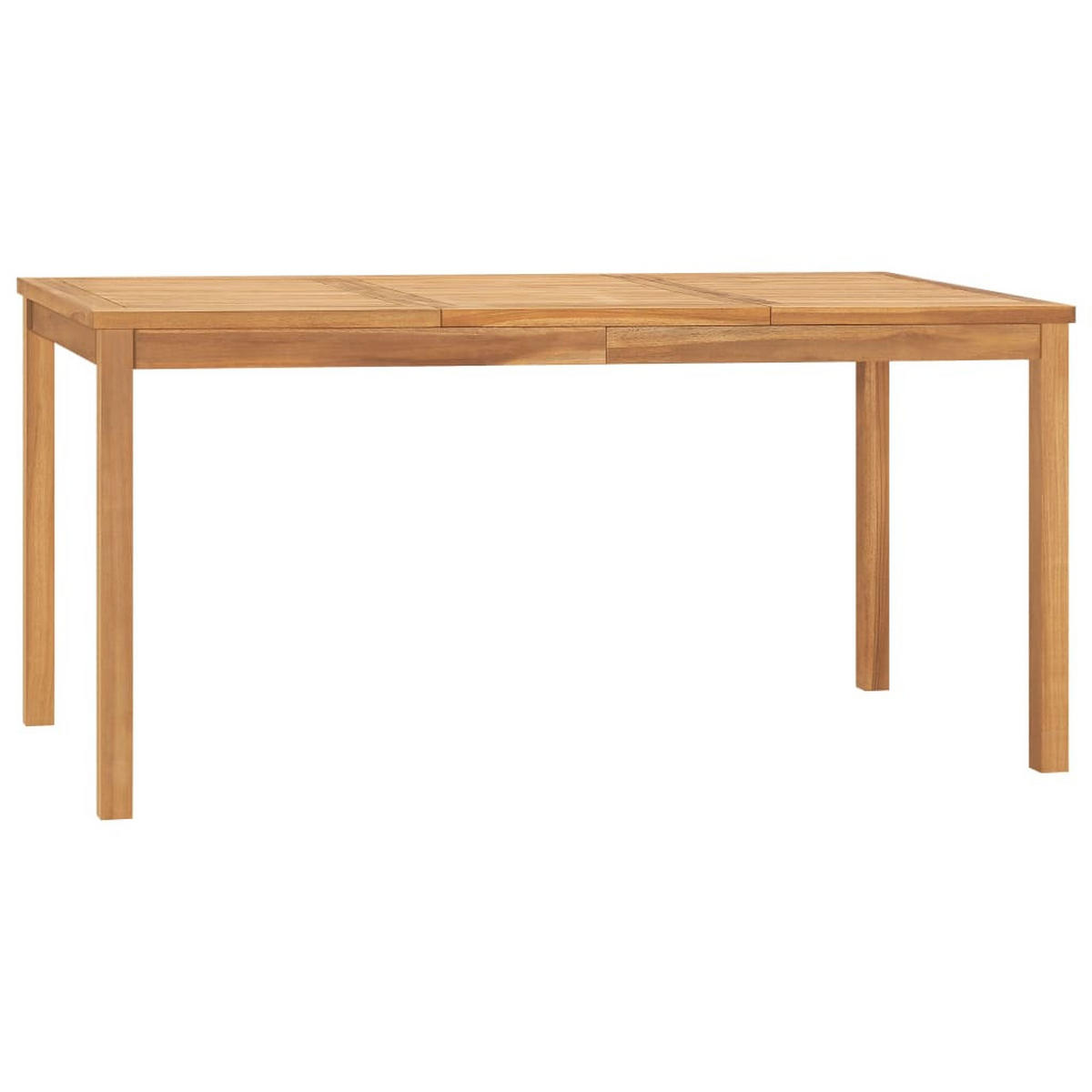 GARTEN-ESSGRUPPE 7Er Set Massivholz Teak - Braun, Holz - vidaXL