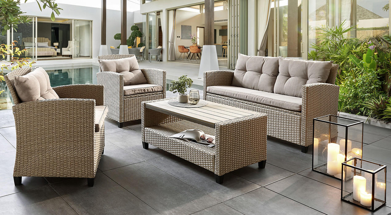 Gartenmöbel aus Polyrattan