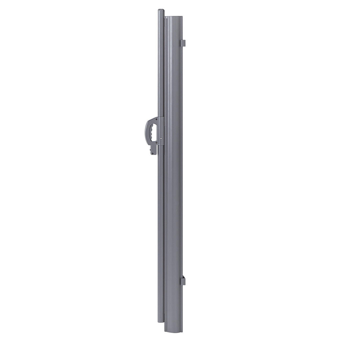 SEITENMARKISE beige ausziehbar 160/300 cm Dorio - Beige/Silberfarben, Kunststoff (305/160/9cm) - Beliani