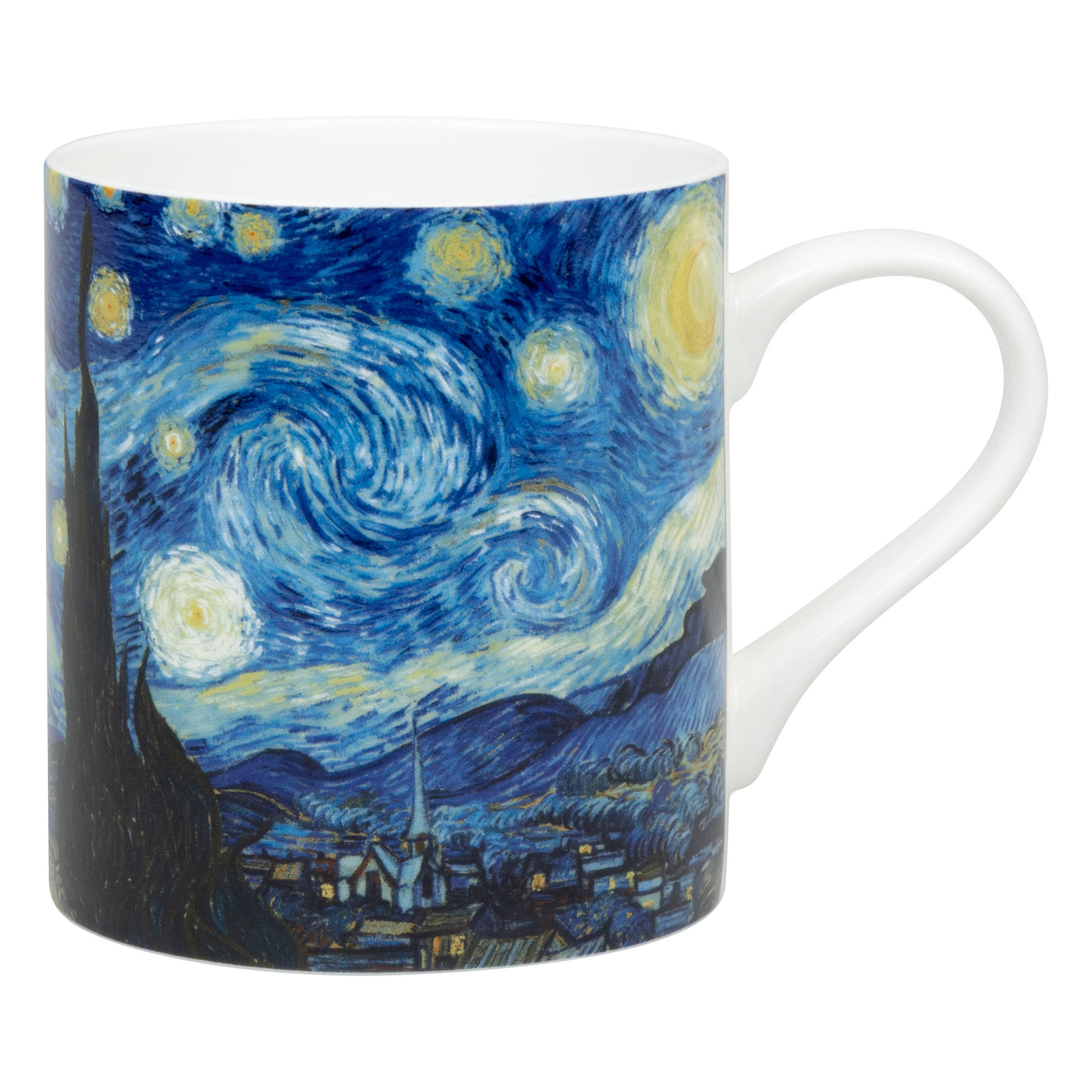 KAFFEEBECHER De Sterrennacht by Van Gogh - Naturfarben, Keramik (0.4L) - Könitz