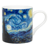 KAFFEEBECHER De Sterrennacht by Van Gogh - Naturfarben, Keramik (0.4L) - Könitz