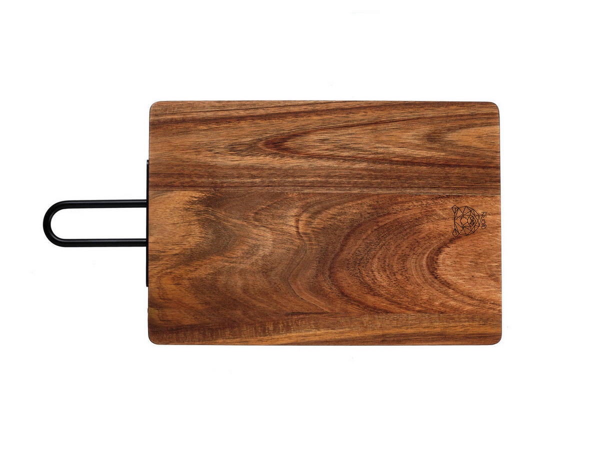 SCHNEIDEBRETT aus Akazienholz Stine - 33 x 23cm - Braun, Holz (23/43cm) - Björn