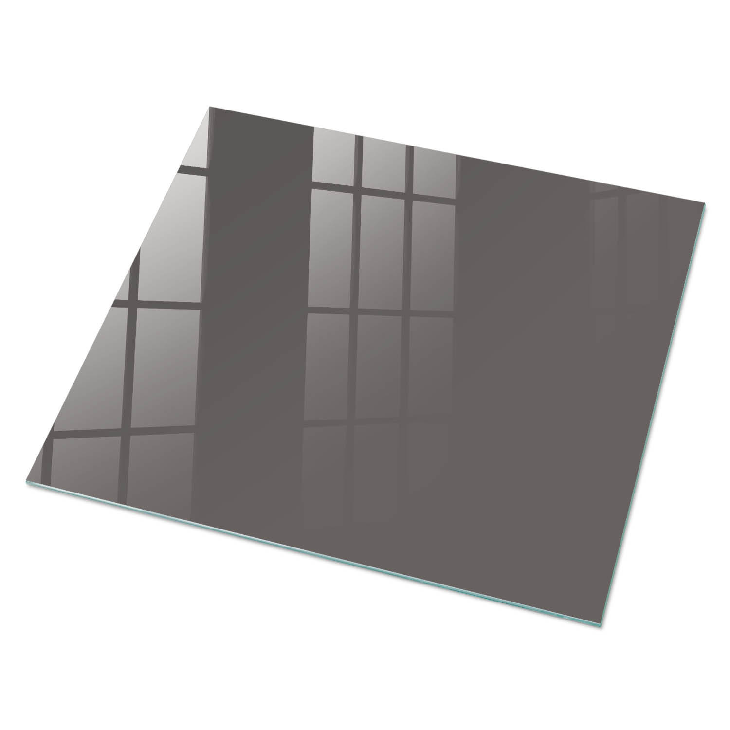 GLASPLATTE 80x60 cm – Dunkelgrau - Violett, Glas (0.4/80/60cm) - ArtPrintCave