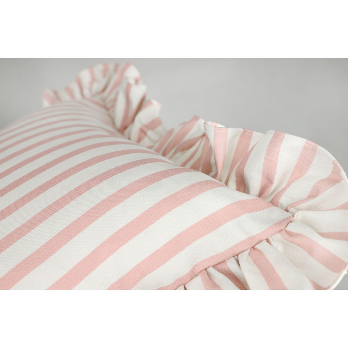 KISSENHÜLLE VOLANT - Rosa, Textil (45/45cm) - Tom Tailor