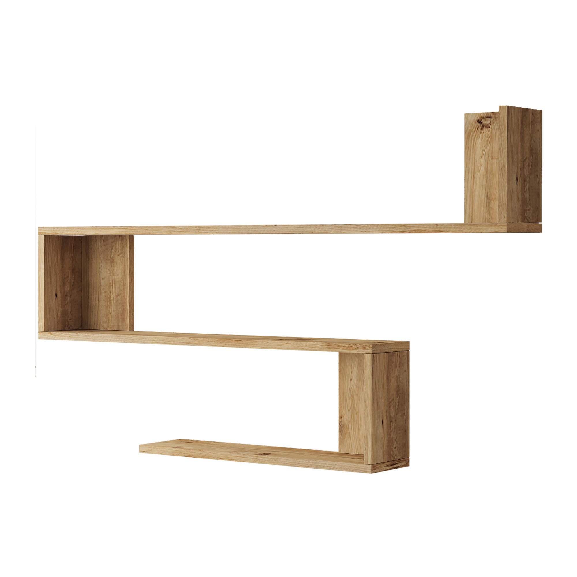 WANDREGAL Kitee - Naturfarben, Holzwerkstoff (120/71.5/14.5cm) - [en.casa]