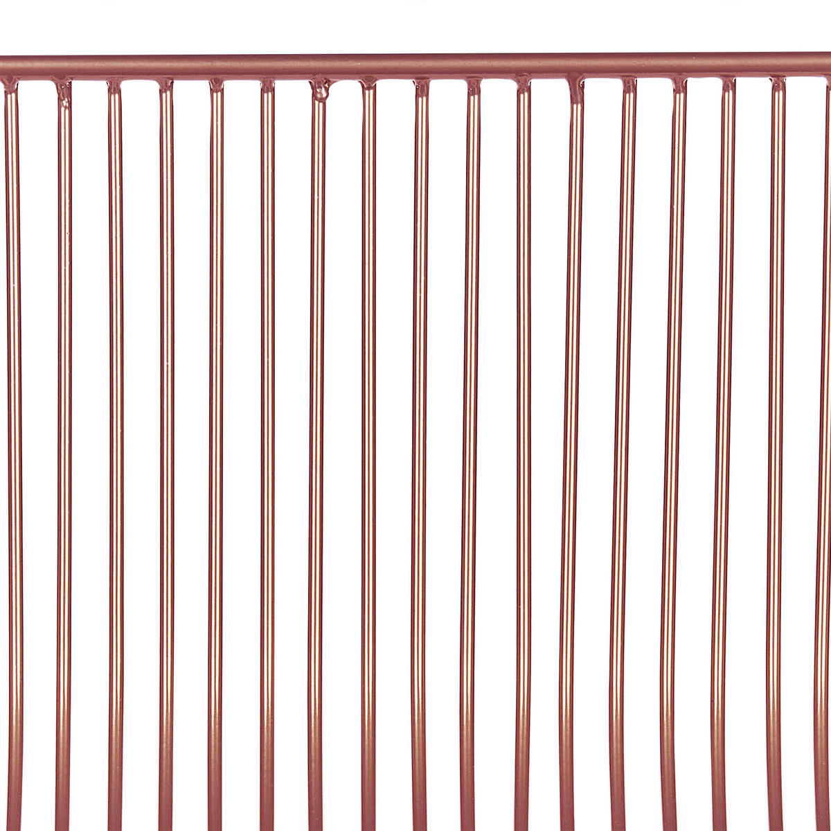 BARSTUHL 2er-Set Metall Roségold Fredonia - Roségold, Textil/Metall (50/97/49cm) - Beliani