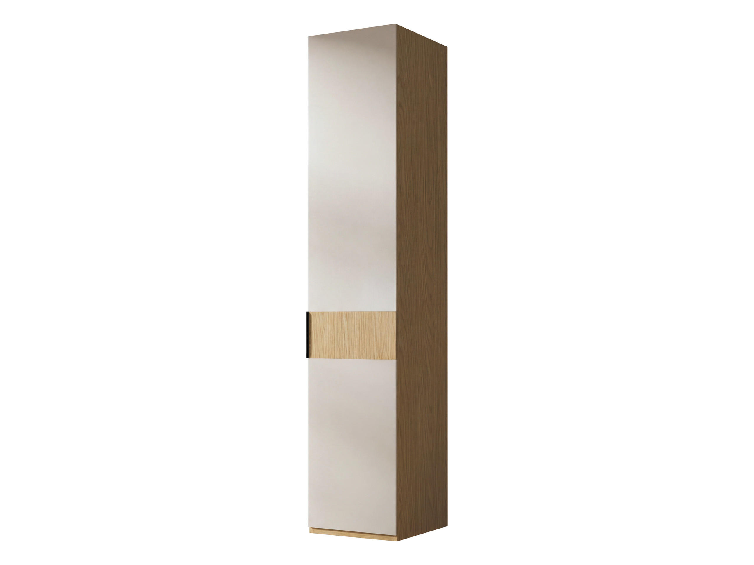 KLEIDERSCHRANK Soreno 45 L-R 1D, Seite: Rechts - Eichefarben/Beige, Holzwerkstoff/Kunststoff (45/237/60cm) - MIRJAN24