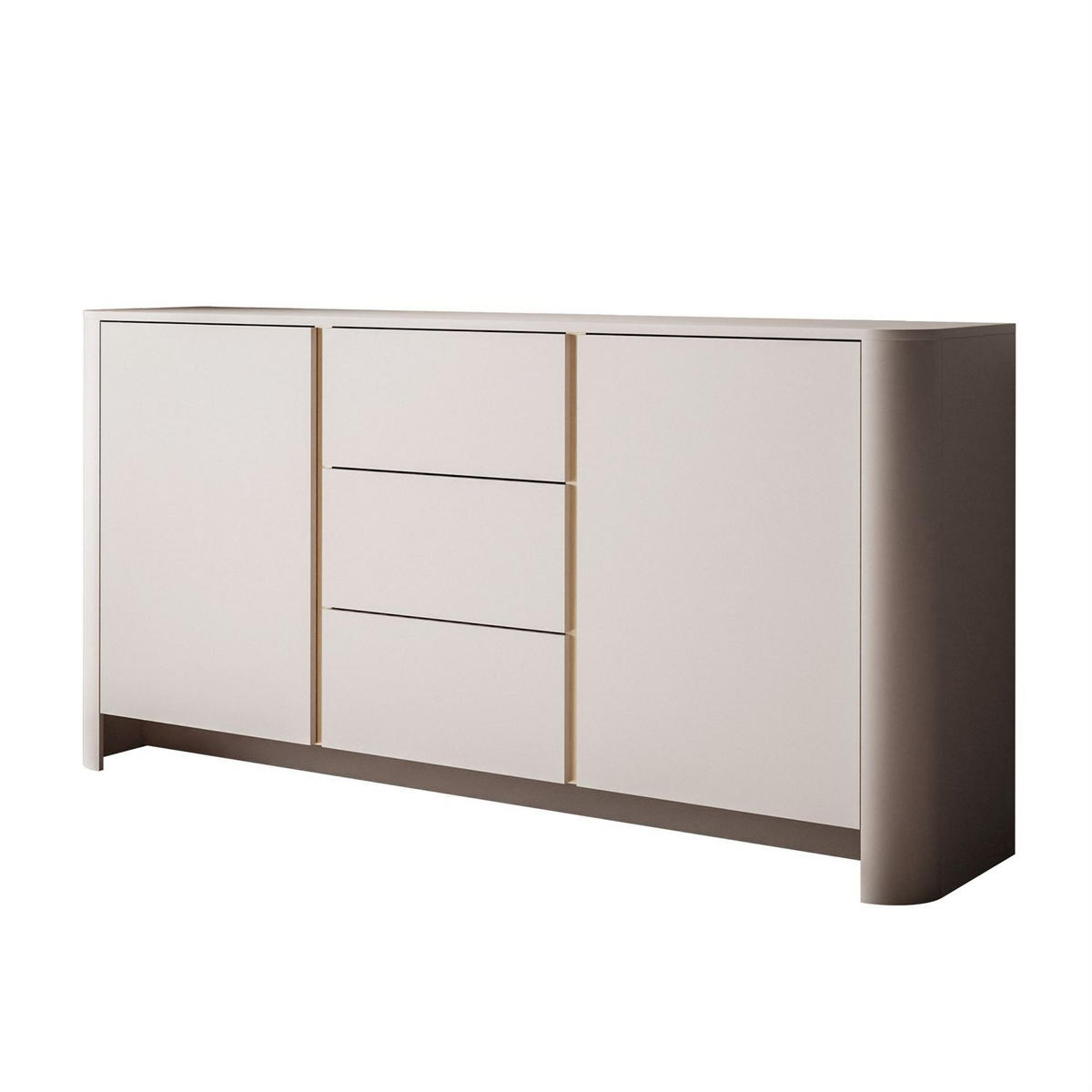 KOMMODE mit Schubladen DESTINY KSZ-168 Kaschmir - Kaschmir, Holzwerkstoff (168/84/39cm) - Lookway