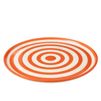 TELLER GRANADA STRIPES - Töpferei - Blau - Multicolor, Keramik (34cm) - J-Line