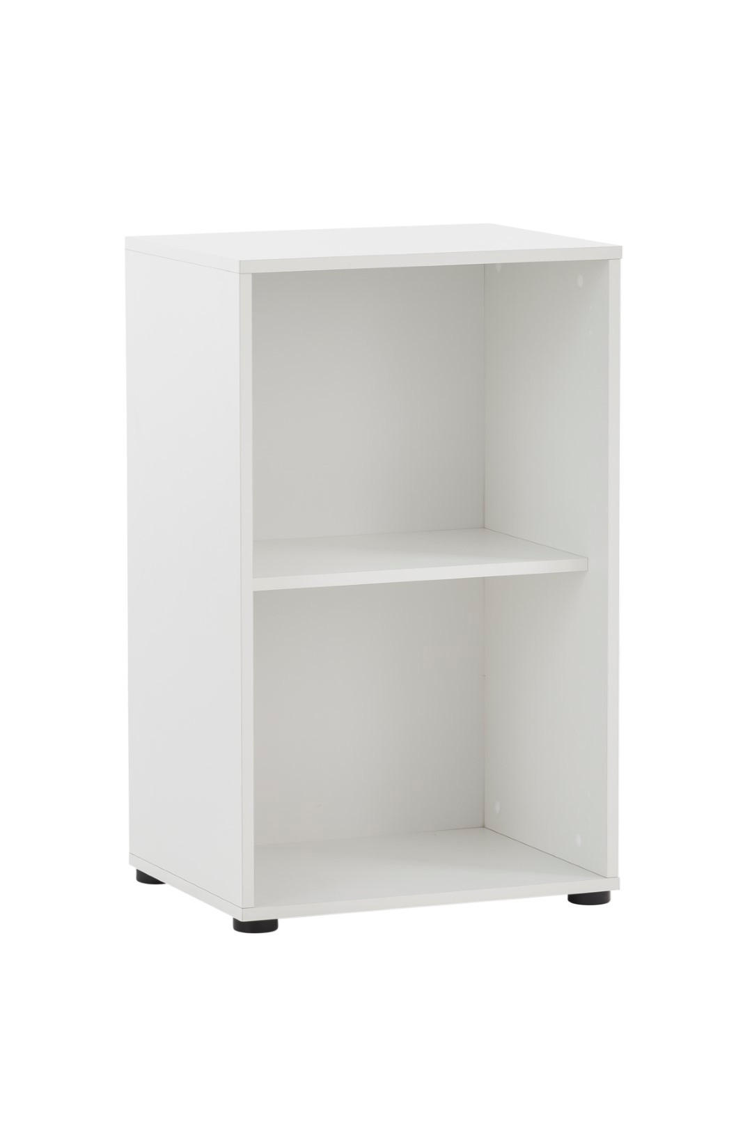 AKTENREGAL Pigeon Small 83,6x51x41 cm 2 Fächern Weiß - Weiß, Holz (51/83.6/41cm) - PROREGAL
