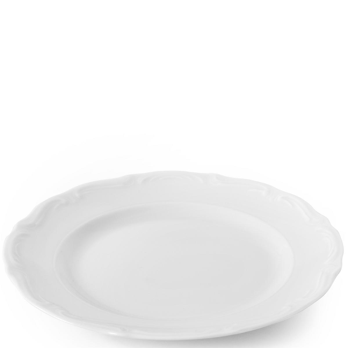 TAFELSERVICE 6 Personen Chodziez MARIA TERESA 18-tlg - Weiß, Keramik (25/2/25cm) - KONSIMO®
