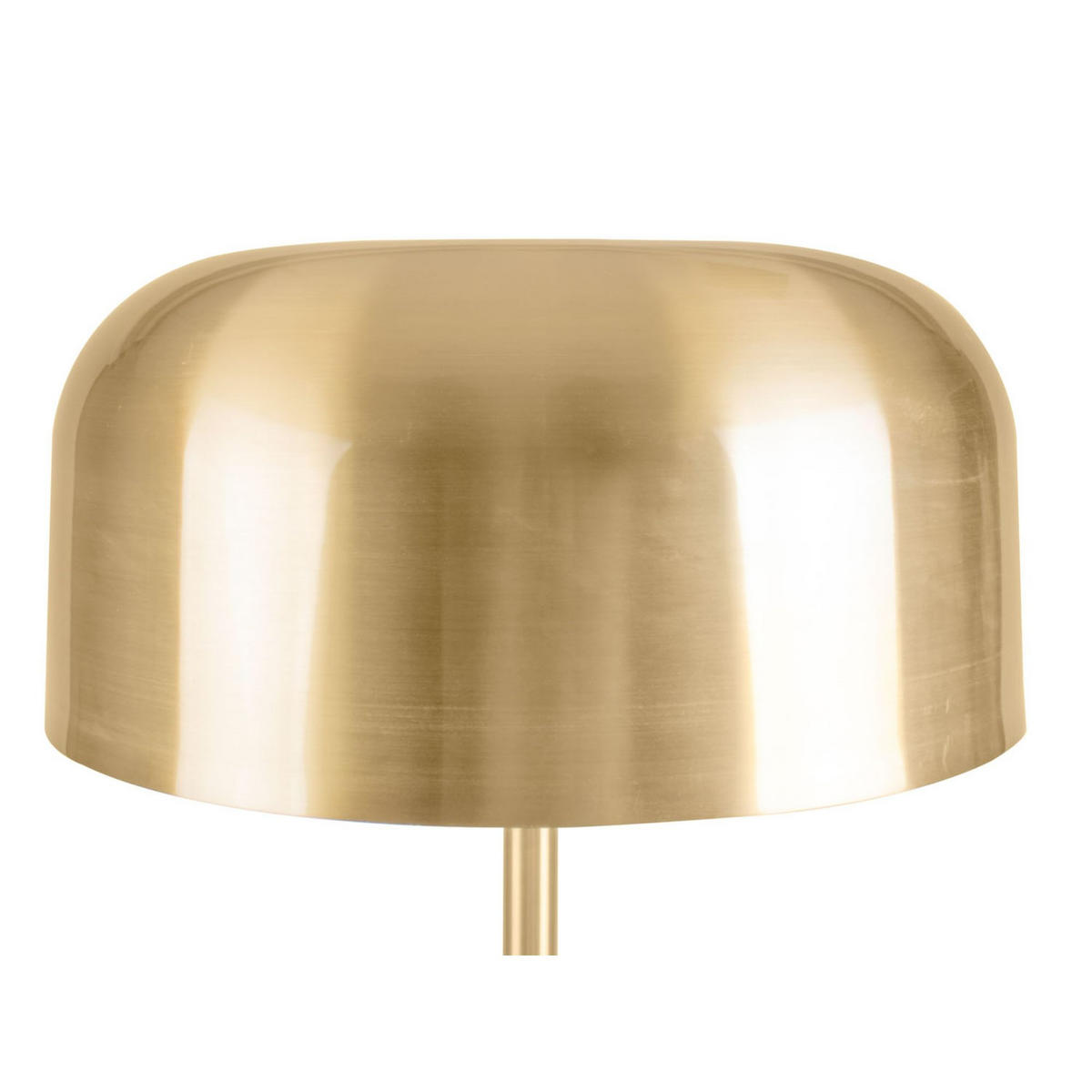 STEHLEUCHTE Capa Geborsteld 42/42/150 cm - Goldfarben, Metall (42/42/150cm) - Leitmotiv