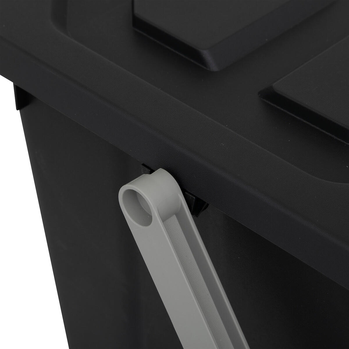 MÜLLTRENNUNGSBEHÄLTER Plast 24 l 43/38/30 cm - Anthrazit, Kunststoff (38/30/43cm) - 5five Simply Smart