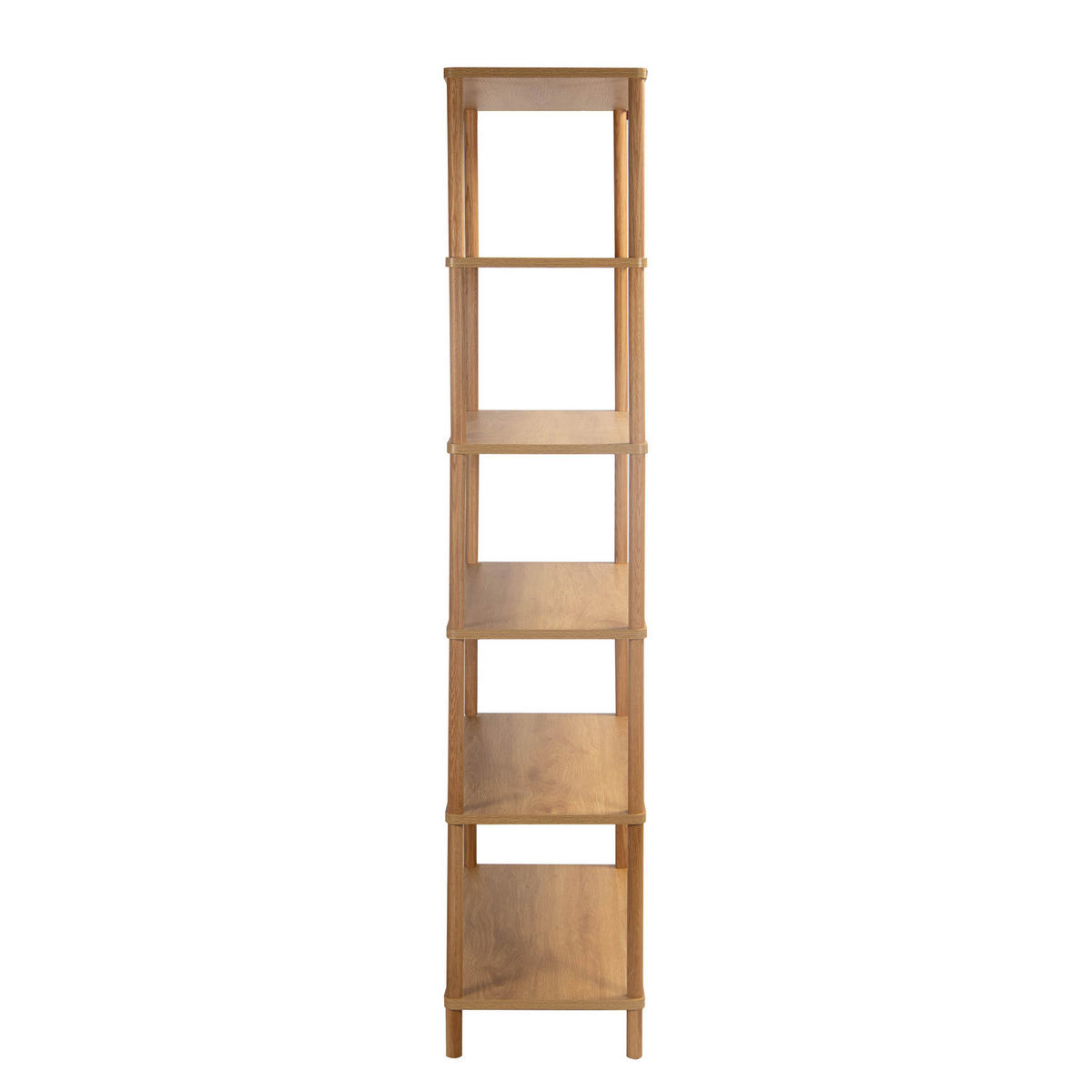 REGAL - Eiche Dekor / Eiche - Braun, Eichenholz/Holz (80/180/35cm) - home24