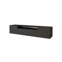 LOWBOARD ELIO-W 200x40x41 cm - Schwarz - Schwarz, Holzwerkstoff (200/40/41cm) - ALTDECOR