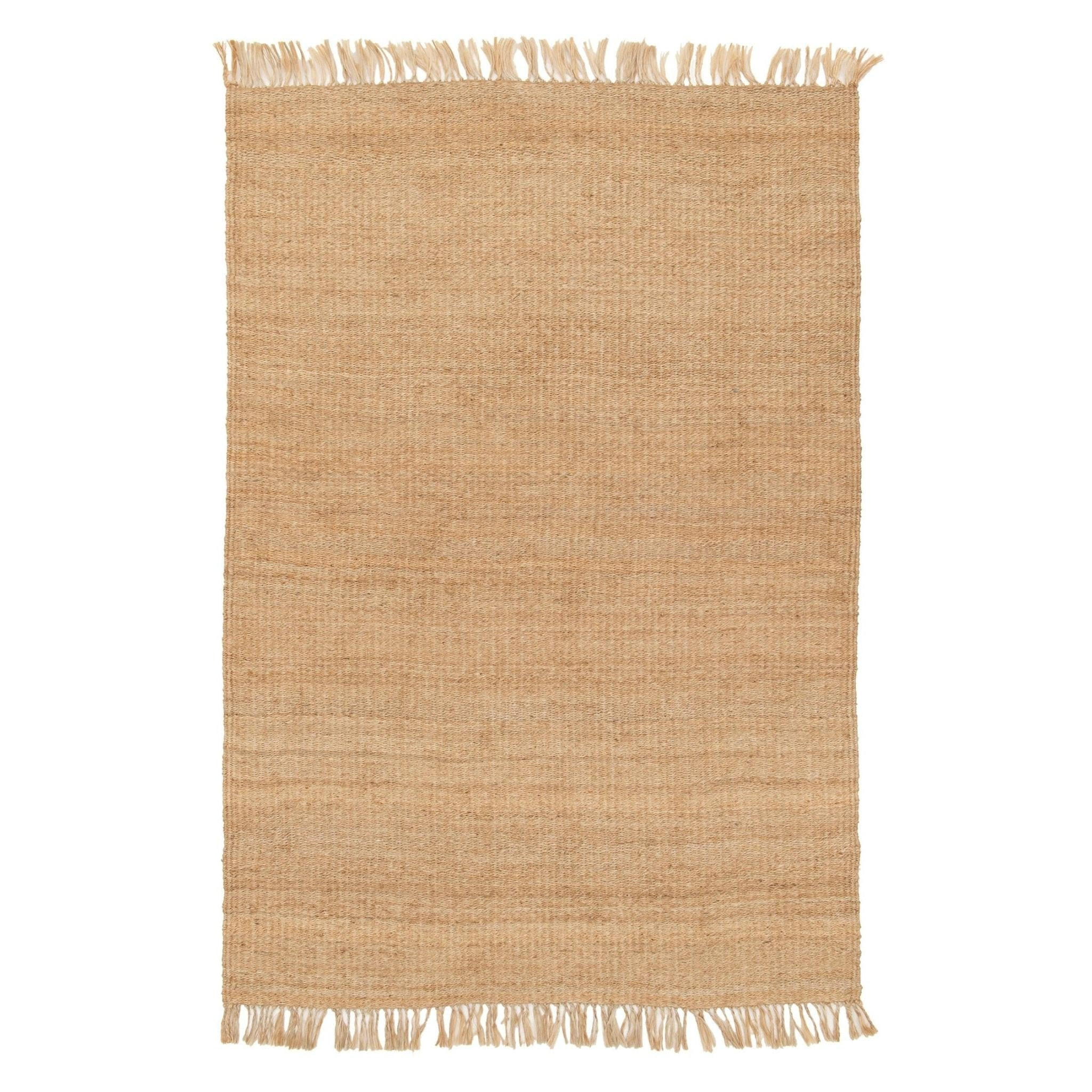 TEPPICH wendbar Jute hochwertig beige - Beige, Naturmaterialien (120/170cm) - AFK Living