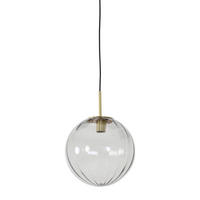 HÄNGELAMPE Magdala Grau Ø30/30 cm - Grau, Glas (30/30/30cm) - Light & Living