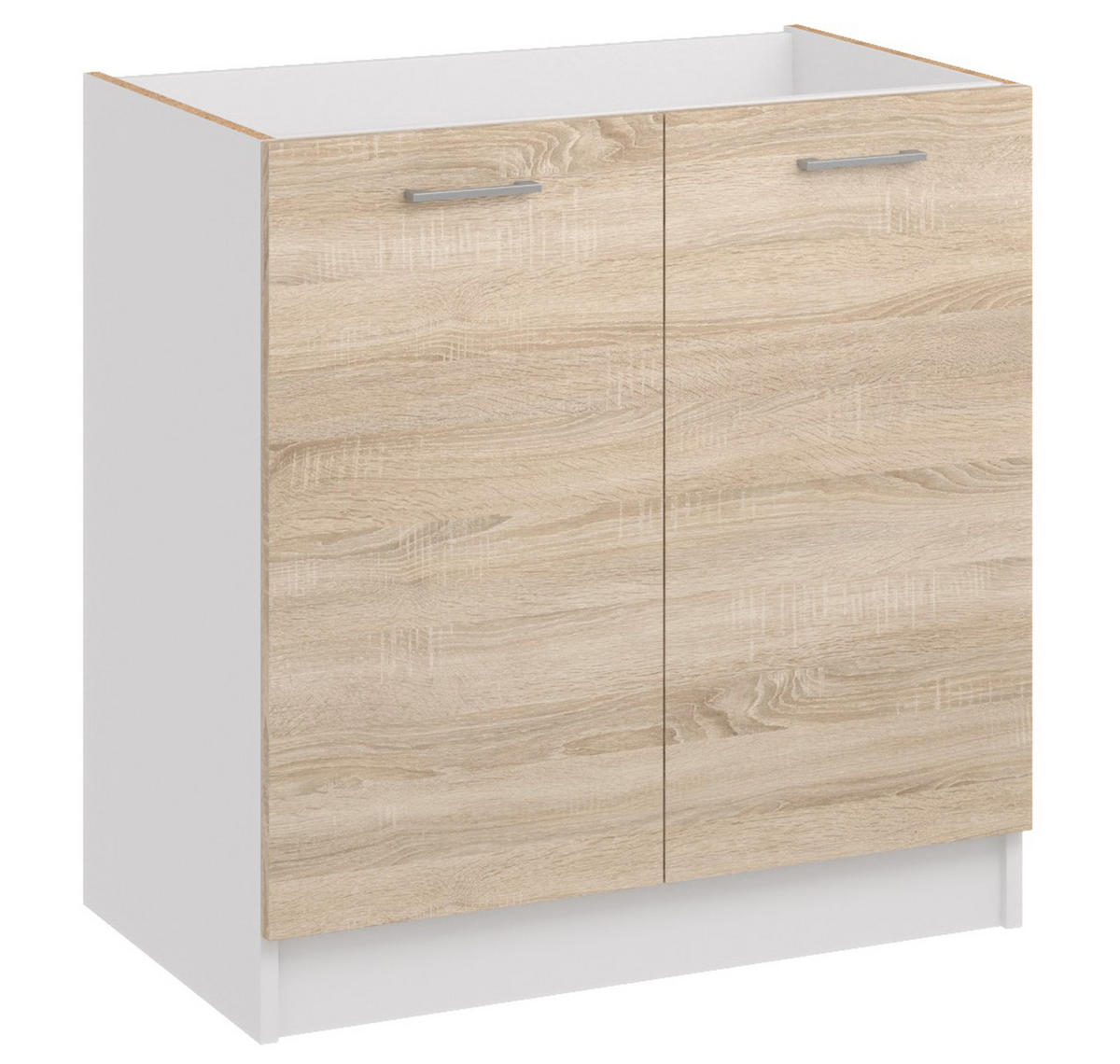 SPÜLENSCHRANK D80 ZL licht sonoma - Sonoma Eiche, Holzwerkstoff (80/82/44cm) - roe furniture