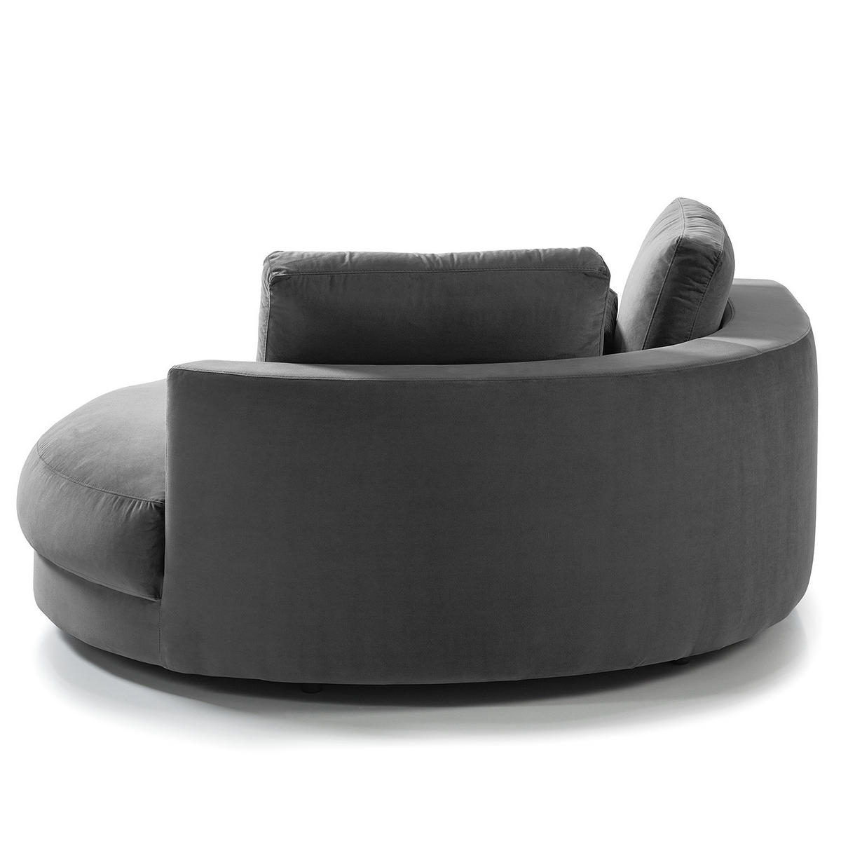 MODULLONGCHAIR - Grau, Textil (129/74/167cm) - home24