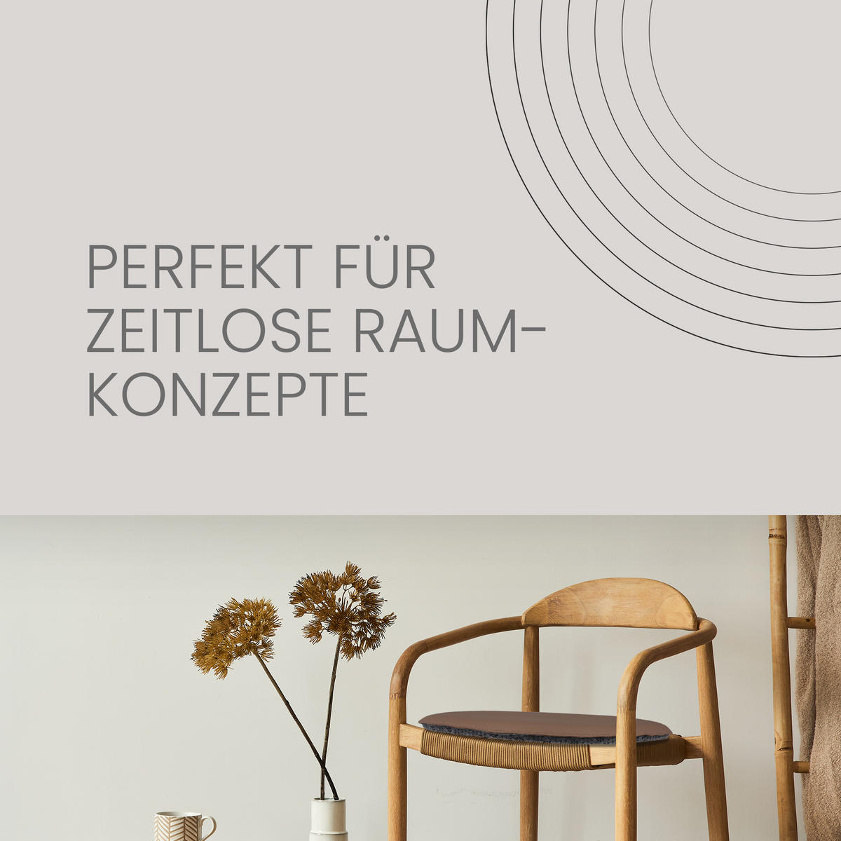 STUHLKISSEN 2er Pack ⌀ 38cm braun Lederimitat mit Antirutsch - Braun, Textil (38/38/1cm) - Bestlivings