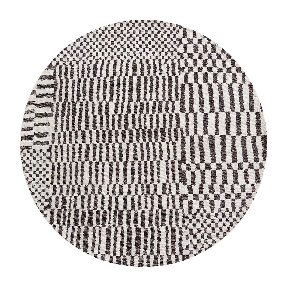 TEPPICH Caidal Berber 240/240 cm - Weiß, Textil (240/240cm) - Louis De Poortere