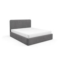 POLSTERBETT BEZA II - Dunkelgrau - Dunkelgrau, Textil (140/200cm) - AN-Moebel 4u