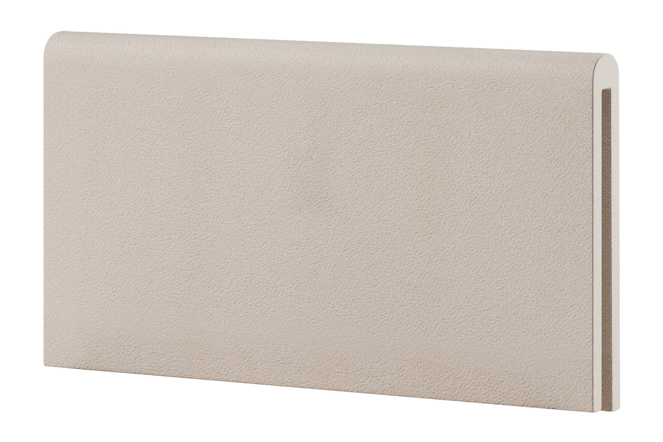 KOPFSTÜTZE TRIDA für Bett 90, beige - Beige, Textil (107/60/12cm) - KONSIMO®