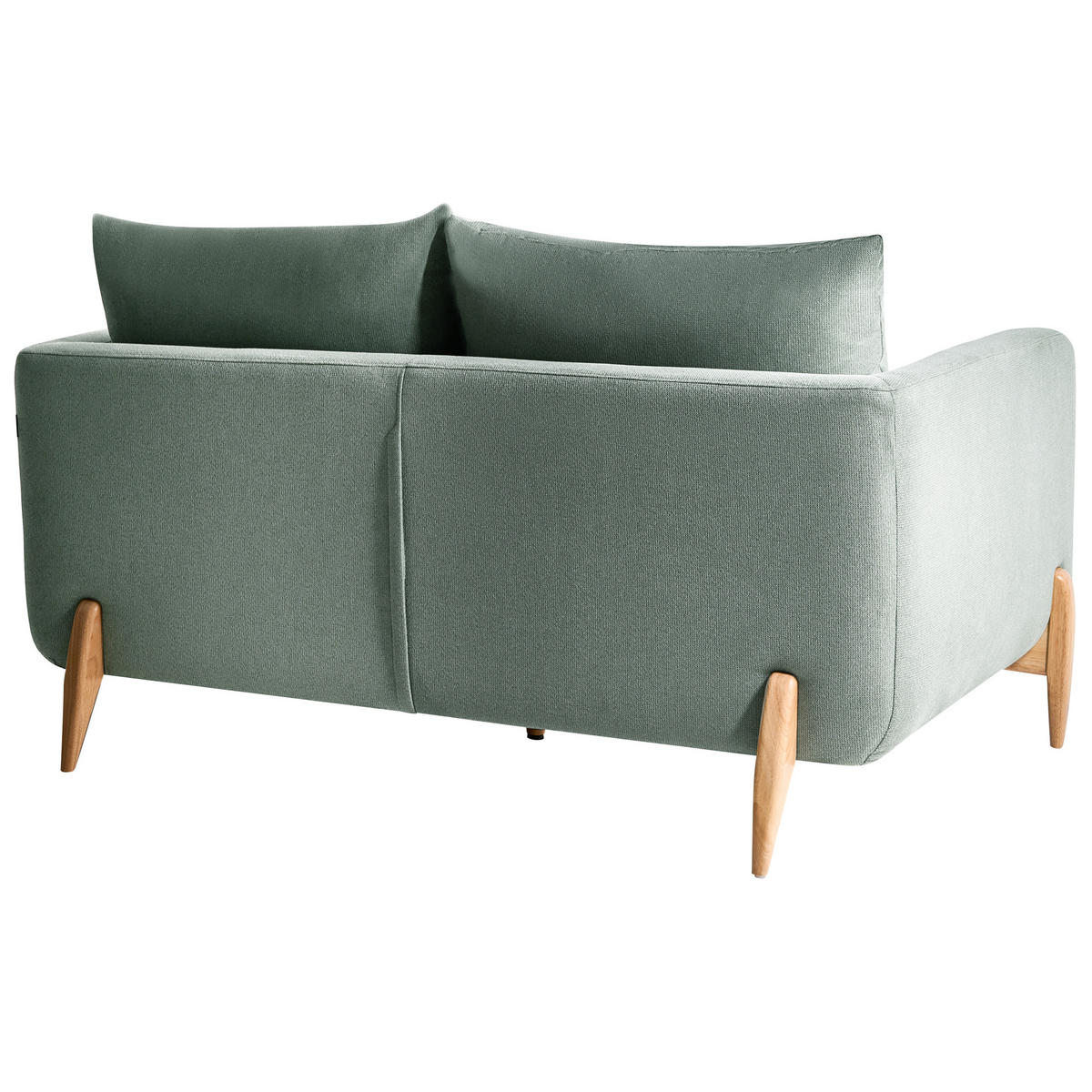 POHOVKA 2-místná Světle zelená Gimo - světle hnědá, textil (149/83/80cm) - Beliani