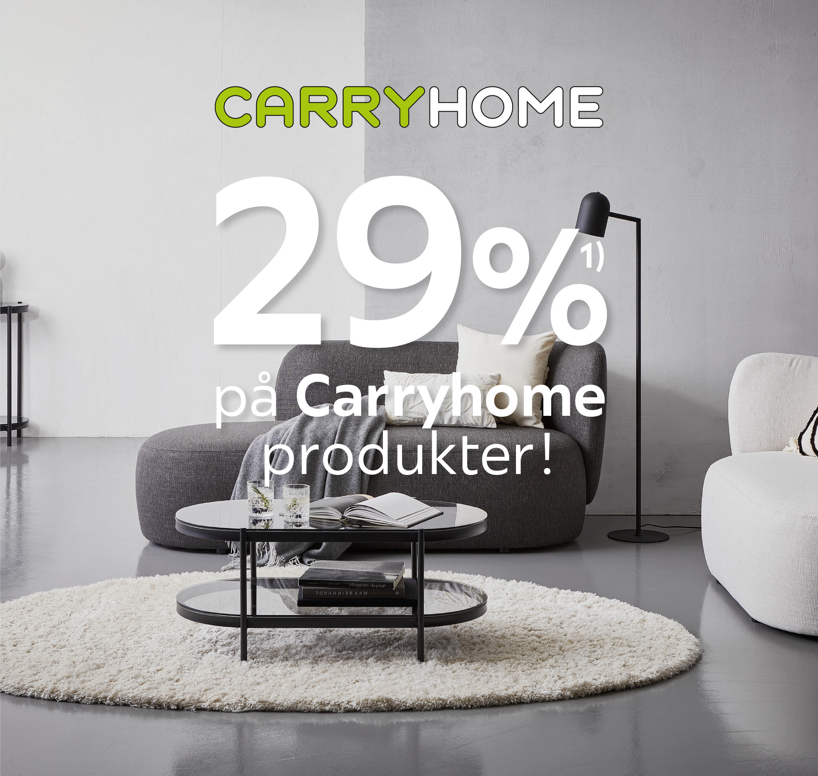 29%¹⁾ på Carryhome produkter